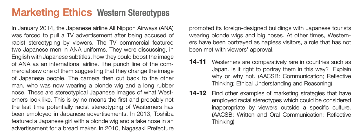 Marketing Ethics Western Stereotypes promoted its foreign-designed buildings with Japanese tourists wearing blonde wigs and b
