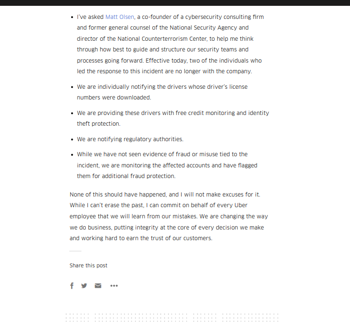 Ive asked Matt Olsen, a co-founder of a cybersecurity consulting firm and former general counsel of the National Security Ag