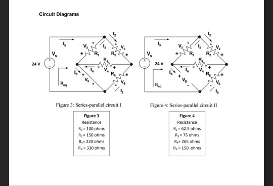 Circuit Diagrams V Bus V, R 24 V 24 V Figure 3: Series-parallel circuit ! Figure 3 Resistance R2-100 ohms Ry - 150 ohms RE220